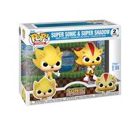 Funko POP ! Games Sonic The Hedgehog Super Sonic et Super Shadow Lot de 2 figurines en vinyle floqué