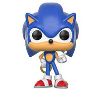 Funko Pop! Games Sonic The Silver Hedgehog Sonic with Ring - Sonic The Hedgehog - Figurine en Vinyle à Collectionner - Idée de Cadeau - Produits Officiels - Jouets pour Les Enfants et Adultes