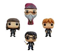 Funko Pop! Harry Potter: Harry Potter - Albus Dumbledore - W1 4PK- Figurine en Vinyle à Collectionner - Idée de Cadeau - Produits Officiels - Jouets pour Les Enfants et Adultes - Movies Fans