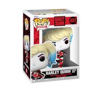 Figurine DC Comics - Harley Quinn with Bat Pop 10cm