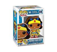Funko Pop! Heroes: DC Holiday - Wonder Woman - WW - Gingerbread - DC Comics- Figurine en Vinyle à Collectionner - Idée de Cadeau - Produits Officiels - Jouets pour Les Enfants et Adultes