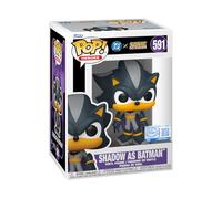 Funko Pop! Heroes: Justice League & Sonic - Shadow as Batman - Sonic + DC Comics - Figurine en Vinyle à Collectionner - Idée de Cadeau