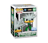 Funko Pop! Heroes: Justice League & Sonic - Silver/Green Lantern Hybrid/GL - Sonic + DC Comics - Figurine en Vinyle à Collectionner - Idée de Cadeau