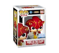 Funko Pop! Heroes: Justice League & Sonic - Sonic/Flash Hybrid - Sonic + DC Comics - Figurine en Vinyle à Collectionner - Idée de Cadeau