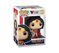 Funko Pop! Heroes: WW 80th-Wonder Woman - (Classic with Cape) - DC Comics- Figurine en Vinyle à Collectionner - Idée de Cadeau - Produits Officiels - Jouets pour Les Enfants et Adultes