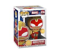 Funko Pop! Holiday - Captain Marvel - Marvel Comics- Figurine en Vinyle à Collectionner - Idée de Cadeau - Produits Officiels - Jouets pour Les Enfants et Adultes - Comic Books Fans
