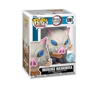 Funko – Figurine Pop Demon Slayer Inosuke Hashibira Exclusive blanc 9 cm