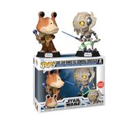 Figurine Funko Pop - Star Wars : The Clone Wars - Jar Jar Binks Vs General Grievous - Pack (76862)