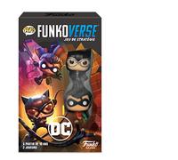 Funko Pop Jeu Funkoverse DC Comics avec 2 Figurines, 1 Jeu de Société, 1 Jeu de Cartes, 1 Dé
