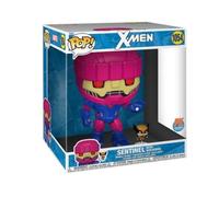 Funko Pop! Jumbo Marvel: X Men - Sentinel with Wolverine* (Special Edition) #1054 Bobble-Head Vinyl Figure, Multicolore.