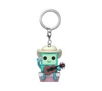 Funko Pop! Keychain: Adventure Time - Cowboy BMO w/Guitar - Porte-clés Porte-clés Fantaisie - Mini-Figurine de Collection - Petit Cadeau de Noël - Idée Cadeau - Produit Officiel