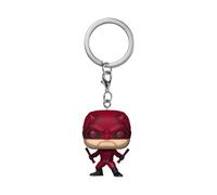 Funko Pop! Keychain: Daredevil: Born Again - Daredevil | Goodies Officiels Superheroes - Porte-Clés Mini Figurine pour Sac et Sac à Dos - Cadeau de Noël et Pochette Surprise
