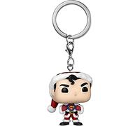 Funko Pop! Keychain: DC Holiday - Superman - (WMT) - DC Comics- Mini-Figurine en Vinyle à Collectionner Porte-clés Fantaisie - Cadeau de Noël - Idée de Cadeau - Produits Officiels