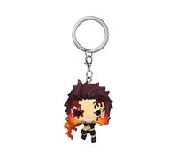 Funko Pop! Keychain: Demon Slayer - Tanjiro Kamado - (Dancing Flash)- Mini-Figurine en Vinyle à Collectionner Porte-clés Fantaisie - Anime Fans