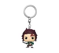 Funko Pop! Keychain: Demon Slayer - Tanjiro- Mini-Figurine en Vinyle à Collectionner Porte-clés Fantaisie - Cadeau de Noël - Idée de Cadeau - Produits Officiels - Anime Fans - Mini-Figurine