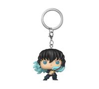 Funko Pop! Keychain: DS - Muichiro - (Attack) - Demon Slayer- Mini-Figurine en Vinyle à Collectionner Porte-clés Fantaisie - Cadeau de Noël - Idée de Cadeau - Produits Officiels - Anime Fans