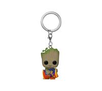 Funko Pop! Keychain: Marvel - Guardians of The Galaxy - Groot - 1/6 Odds for Rare Chase Varianteese Puffs - Groot Shorts - Mini-Figurine en Vinyle à Collectionner Porte-clés Fantaisie - TV Fans