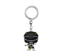 Funko Pop! Keychain: Mighty Morphin Power Rangers 30th - Black Ranger - Power Rangers TV - Mini-Figurine en Vinyle à Collectionner Porte-clés Fantaisie - Cadeau de Noël - Idée de Cadeau - TV Fans