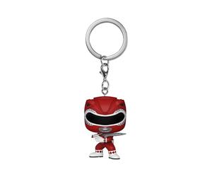 Funko Pop! Keychain: Mighty Morphin Power Rangers 30th - Red Ranger - Power Rangers TV - Mini-Figurine en Vinyle à Collectionner Porte-clés Fantaisie - Cadeau de Noël - Idée de Cadeau - TV Fans