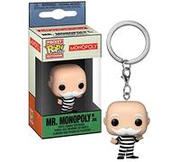 Funko Pop! Keychain: Monopoly-Criminal Uncle Pennybags - Mini-Figurine en Vinyle à Collectionner Porte-clés Fantaisie - Cadeau de Noël - Idée de Cadeau - Produits Officiels - Mini-Figurine