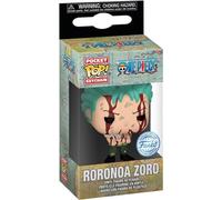 Funko – Porte-clés Pop! Roronoa Zoro (One Piece) – Mini-figurine vinyle officielle