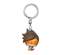 Funko Pop! Keychain: Overwatch 2 - Tracer - Mini-Figurine en Vinyle à Collectionner Porte-clés Fantaisie - Cadeau de Noël - Idée de Cadeau - Produits Officiels - Video Games Fans - Mini-Figurine