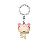 Funko Pop! Keychain: Rilakkuma - Korilakkuma Sleepy | Goodies Officiels - Porte-Clés Mini Figurine pour Sac et Sac à Dos - Petit Cadeau de Noël et Pochette Surprise