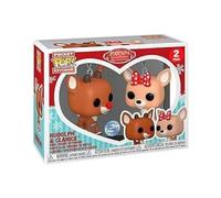 Figurine Funko Pop - Rudolphe Le Renne Au Nez Rouge (1964) - Rudolphe & Clarice - Porte-Clés