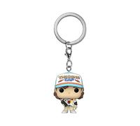 Funko Pop! Keychain: Stranger Things - Dustin Henderson - sans-Dents- Mini-Figurine en Vinyle à Collectionner Porte-clés Fantaisie - Cadeau de Noël - Idée de Cadeau - Produits Officiels