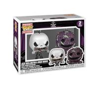 Funko Pop! Keychain: The Nightmare Before Christmas 2pk - Jack Skellington/Oogie - TNBC - Mini-Figurine en Vinyle à Collectionner Porte-clés Fantaisie