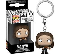 Funko Pop! Keychain: Umbrella Academy - Vanya Hargreeves - Blanc Chase - Mini-Figurine en Vinyle à Collectionner Porte-clés Fantaisie - Cadeau de Noël - Idée de Cadeau - Produits Officiels - TV Fans