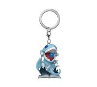 Funko Pop! Keychain: YU-Gi-Oh! - Blue Eyes White Dragon-Eyes Toon Dragon - (Attack) - Mini-Figurine en Vinyle à Collectionner Porte-clés Fantaisie - Cadeau de Noël - Idée de Cadeau - Anime Fans