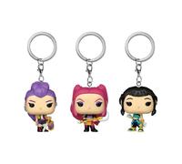 Funko Pop! Keychains: Netflix - Kpop Demon Hunters - Rumi, Mira & Zoey 3 Pack- Mini-Figurine en Vinyle à Collectionner Porte-clés Fantaisie