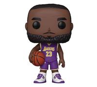 Figurine Funko Pop NBA Lakers 10" LeBron James Purple Jersey noir G