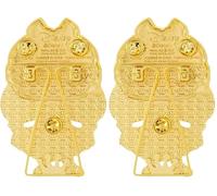 Funko Pop! Large Enamel Pin Disney Alice: ALICE - Alice - Alice In WonderlandPin en Émail - Broche Fantaisie Mignonne à Collectionner - pour les Sacs à Dos et Sacs - Movies Fans (Lot de 2)