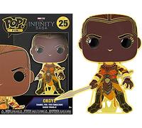 Funko Pop! Large Enamel Pin Marvel Infinity Saga: OKOYE - Okoye - Avengers Infinity War Pin en Émail - Broche Fantaisie Mignonne à Collectionner - pour les Sacs à Dos et Sacs