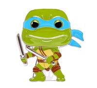 Funko Pop! Large Enamel Pin Teenage Mutant Ninja Turtles (TMNT) : Leonardo Pin en Émail - Broche Fantaisie Mignonne à Collectionner - pour Les Sacs à Dos et Sacs - Idée de Cadeau - TV Fans