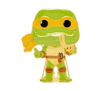 Funko Pop! Large Enamel Pin Teenage Mutant Ninja Turtles (TMNT) : Michelangelo Pin en Émail - Broche Fantaisie Mignonne à Collectionner - pour Les Sacs à Dos et Sacs - Idée de Cadeau - TV Fans