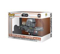 Funko Pop Manèges Deluxe Star Wars Mandalorien En N-1 Starfighter Figurine (#