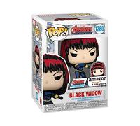 Funko Pop! Figurine en vinyle A60 Black Widow – pin émaillé – Marvel – Exclusivité Amazon