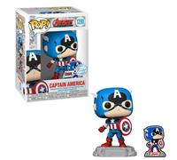 Funko – Figurine Pop Marvel Avengers : L'équipe des Super-Héros N°1290 Captain America (70128)