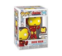 Funko Pop! Marvel: A60- Comic Iron Man with Enamel Pin - Marvel Comics- Exclusivité Amazon - Figurine en Vinyle à Collectionner - Idée de Cadeau - Produits Officiels - Movies Fans