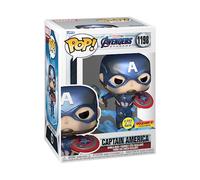 Funko Pop! Figurine Captain America #1198 – avec marteau, brille dans le noir – Éd. spéciale