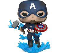 FUNKO POP ! - MARVEL - Avengers Endgame Captain America with Broken Shield and Mjölnir #573