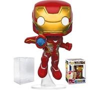 Funko Pop! Marvel: Avengers Infinity War - Iron Man Vinyl Figure (Bundled with Pop Box Protector Case)