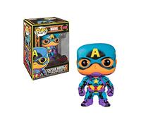 Funko Pop! Marvel: Black Light - Captain America - Marvel Comics- Figurine en Vinyle à Collectionner - Idée de Cadeau - Produits Officiels - Jouets pour les Enfants et Adultes