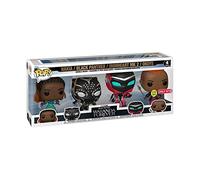 Funko Pop! Marvel : Black Panther Wakanda Forever 4pk (GW)(Exc), Figurine en Vinyle de Collection - 69112