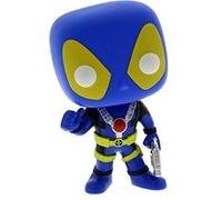 Funko POP Marvel Blue Deadpool “ X-Men Colors Blue and Yellow Suit with Thumbs Up “ FYE Exclusive G