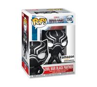 Funko Pop! Marvel: Civil War Build A Scene - Black Panther 3rd - Captain America- Exclusivité Amazon - Figurine en Vinyle à Collectionner - Idée de Cadeau - Produits Officiels - Movies Fans