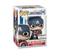 Funko Pop! Marvel: Civil War Build A Scene - Captain America- Exclusivité Amazon - Figurine en Vinyle à Collectionner - Idée de Cadeau - Produits Officiels - Jouets pour Les Enfants et Adultes
